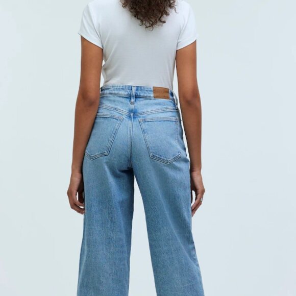 Madewell The Curvy Perfect Vintage Wide Leg Crop Jean - Picture 3 of 5